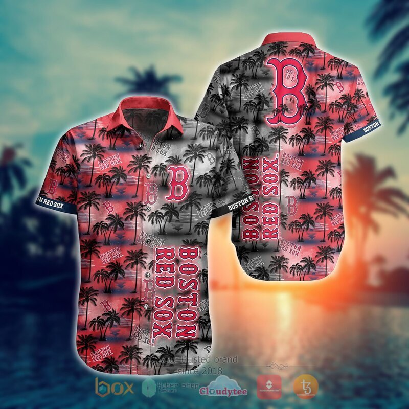 MLB Boston Red Sox Coconut Hawaiian shirt Short