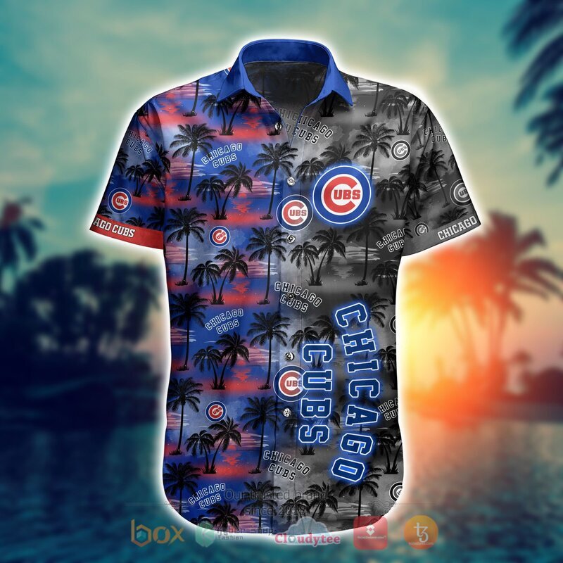 MLB Chicago Cubs Coconut Hawaiian shirt Short 1