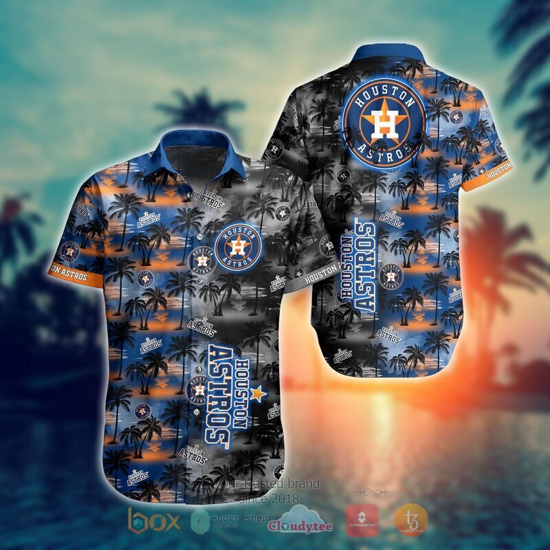 MLB Houston Astros Coconut Hawaiian shirt Short