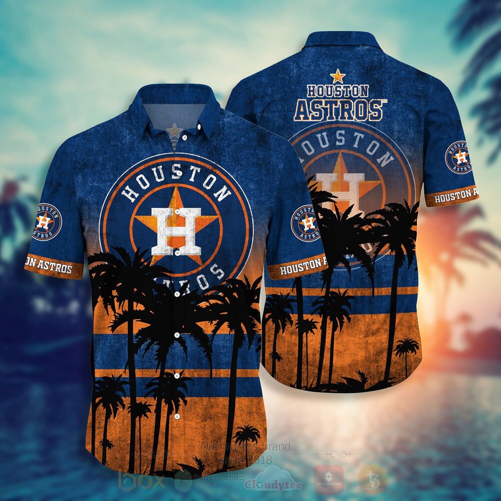 MLB Houston Astros Hawaiian Shirt Short