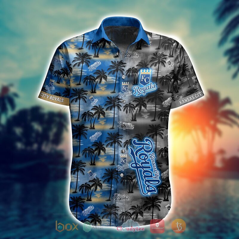 MLB Kansas City Royals Coconut Hawaiian shirt Short 1