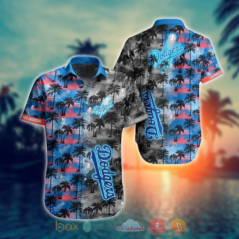 MLB Los Angeles Dodgers Coconut Hawaiian shirt Short