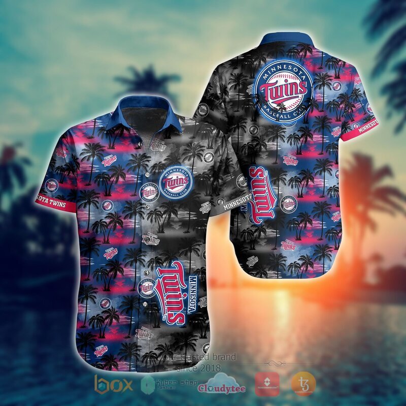 MLB Minnesota Twins Coconut Hawaiian shirt Short