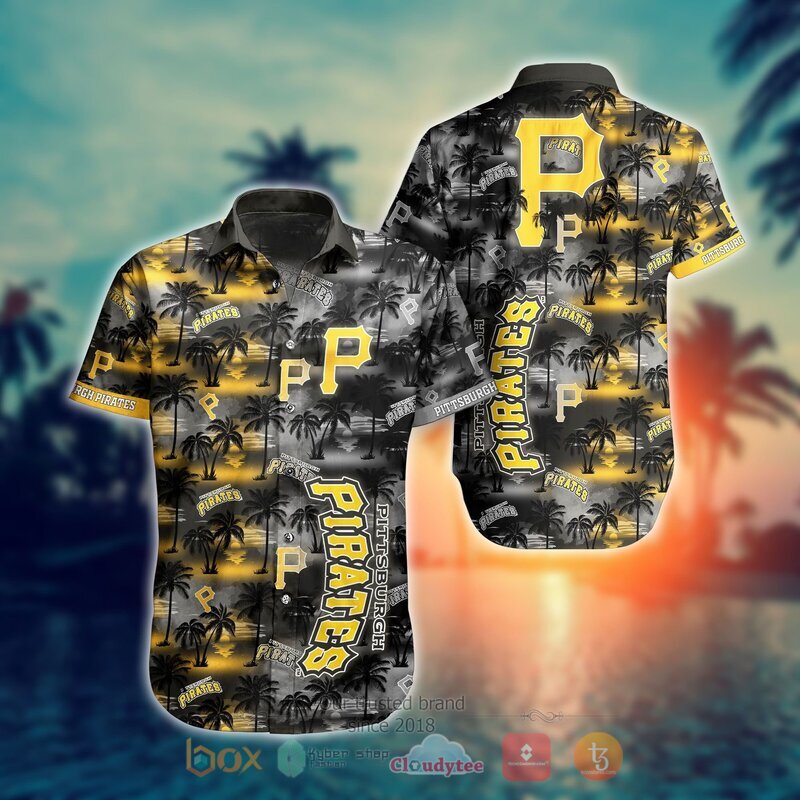 MLB Pittsburgh Pirates Coconut Hawaiian shirt Short