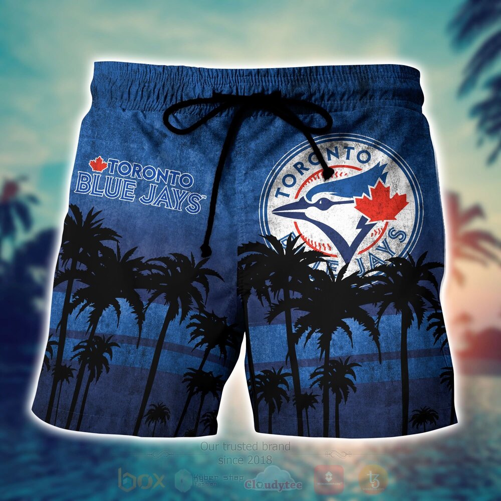 MLB Toronto Blue Jays Hawaiian Shirt Short 1 2 3 4