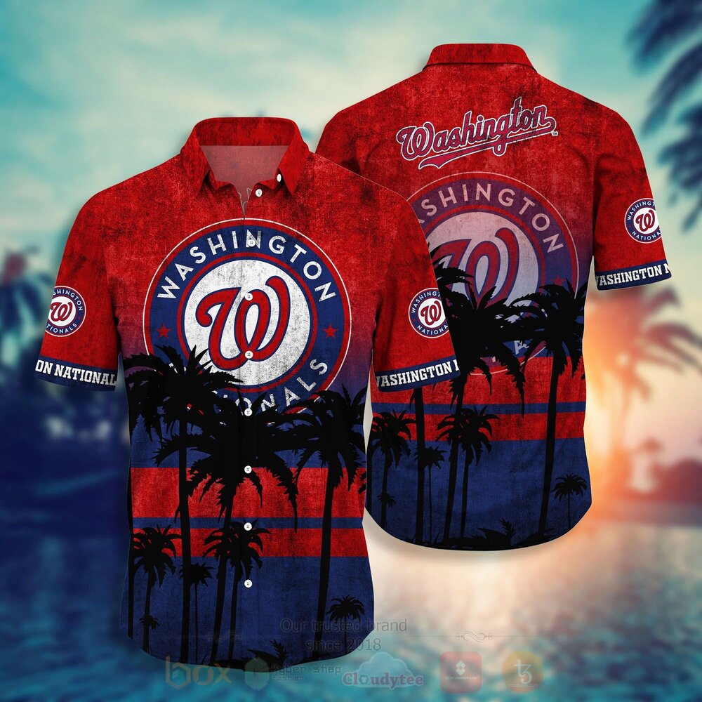 MLB Washington Nationals Hawaiian Shirt Short