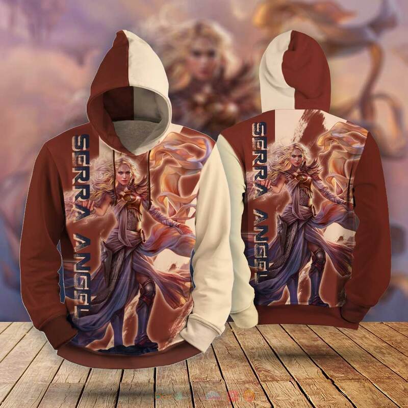 Magic The Gathering Serra Angel 3d hoodie