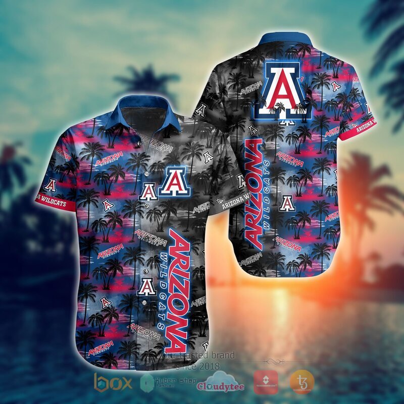 NCAA Arizona Wildcats Coconut Hawaiian shirt Short