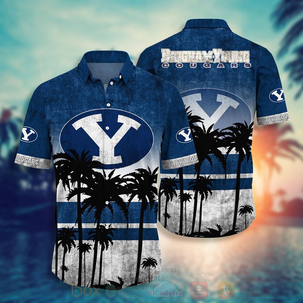 NCAA BYU Cougars mens basketball Hawaiian Shirt Short