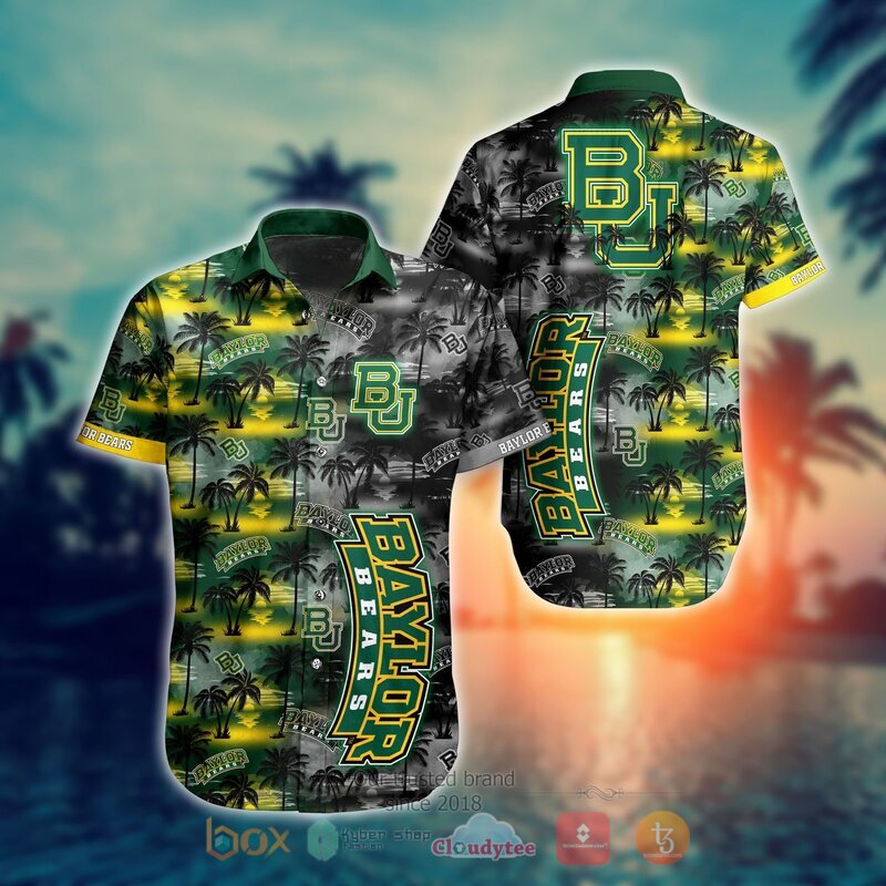 NCAA Baylor Bears Coconut Hawaiian shirt Short