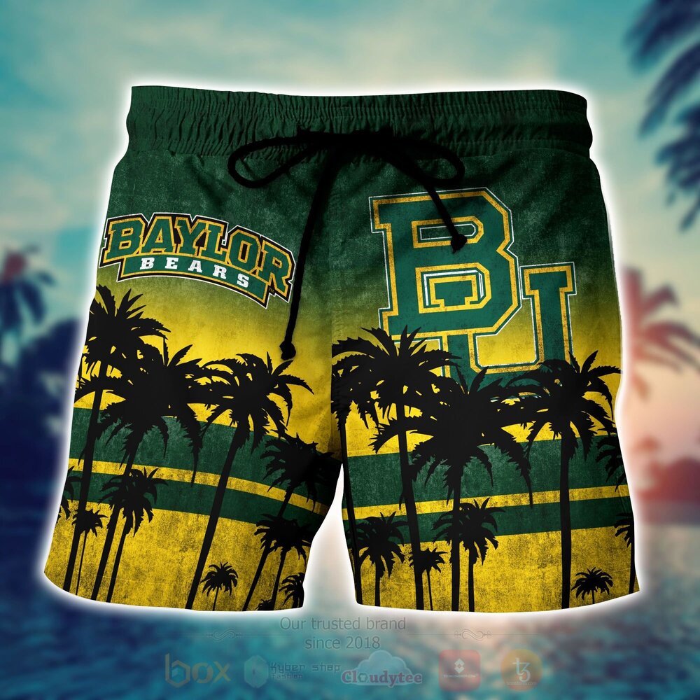 NCAA Baylor Bears football Hawaiian Shirt Short 1 2 3 4