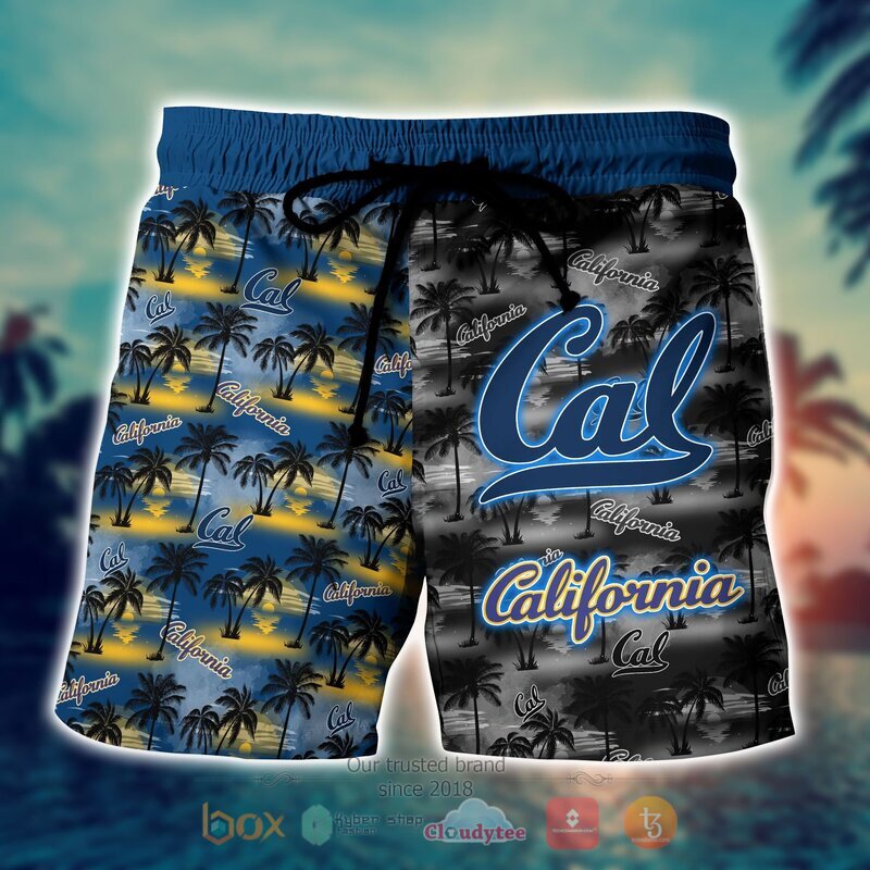 NCAA California Golden Bears Coconut Hawaiian shirt Short 1 2 3