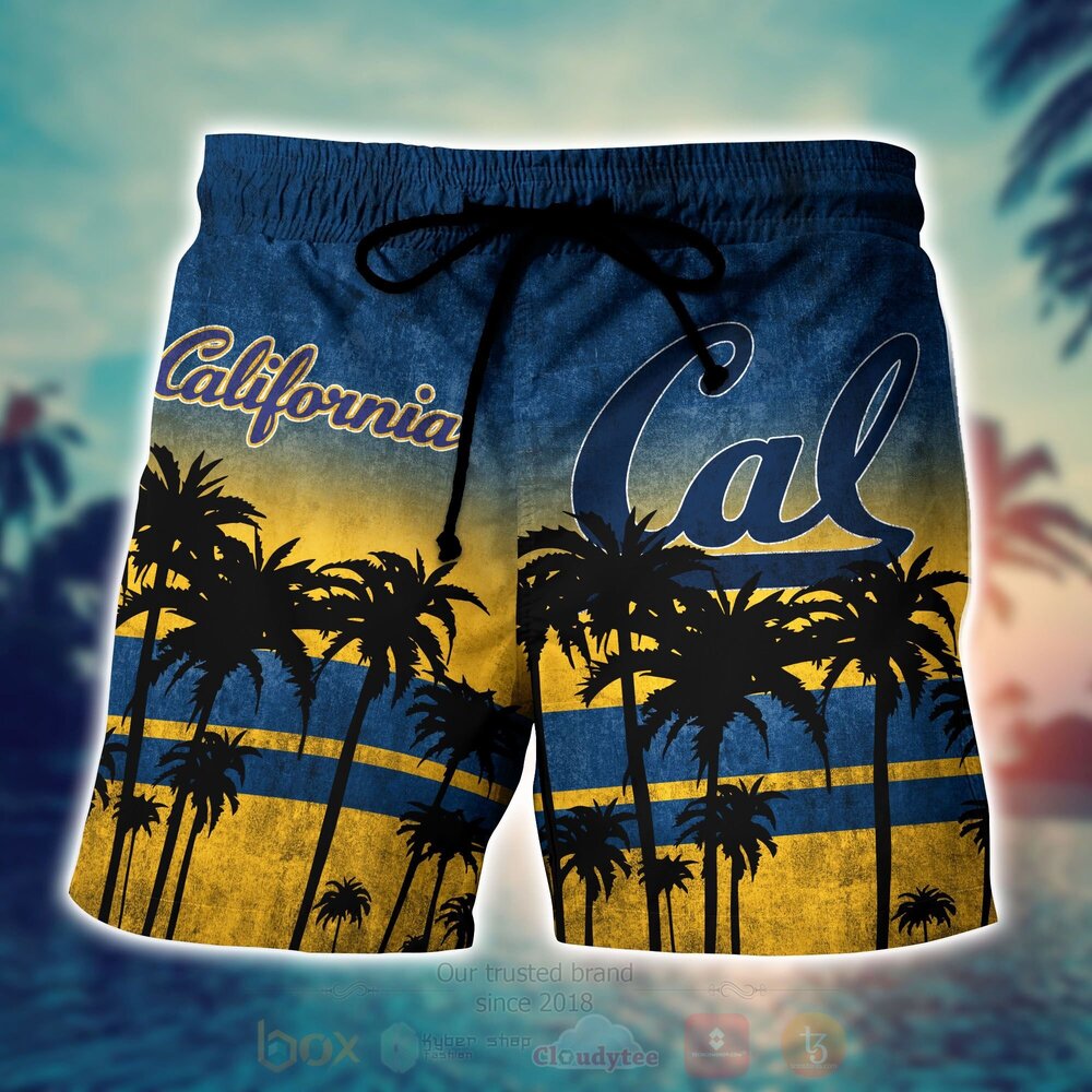 NCAA California Golden Bears football Hawaiian Shirt Short 1 2 3 4