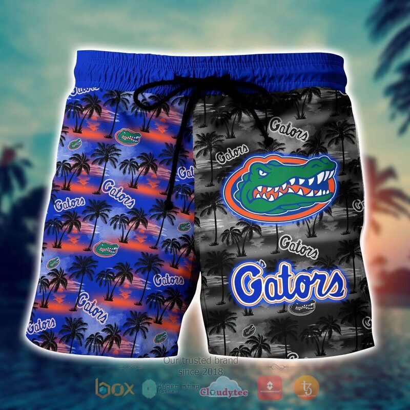 NCAA Florida Gators Coconut Hawaiian shirt Short 1 2 3