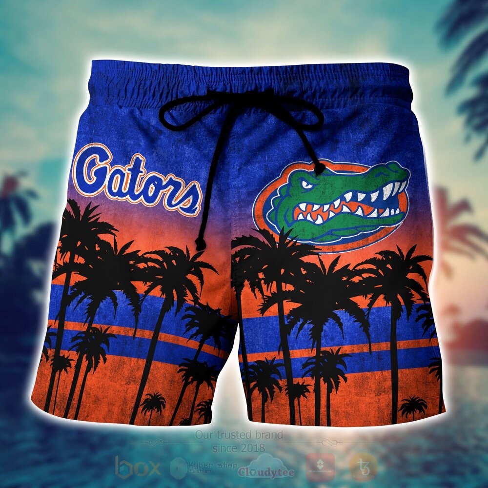 NCAA Florida Gators football Hawaiian Shirt Short 1 2 3 4