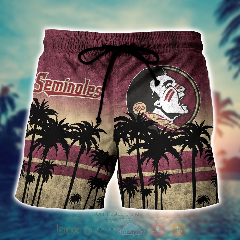 NCAA Florida State Seminoles Hawaiian Shirt Short 1 2 3 4