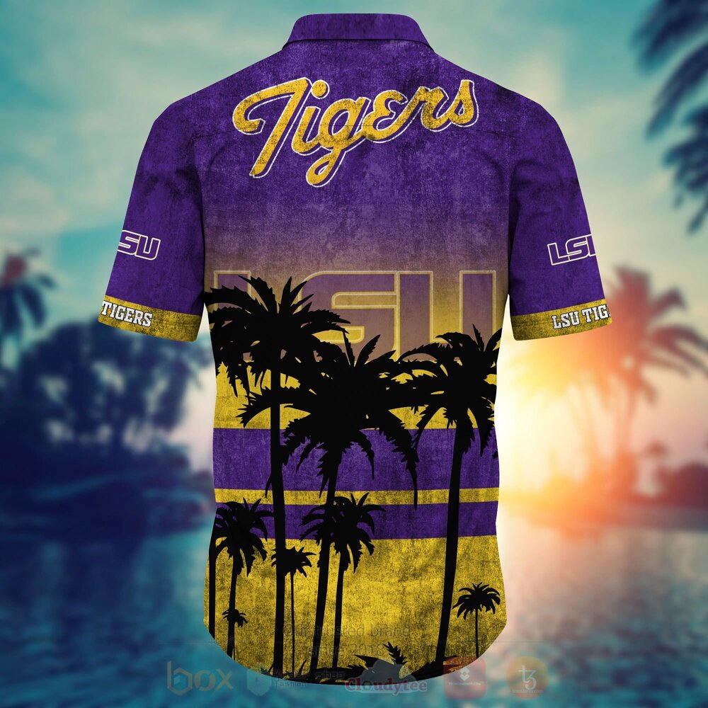 NCAA LSU Tigers and Lady Tigers Hawaiian Shirt Short 1 2 3