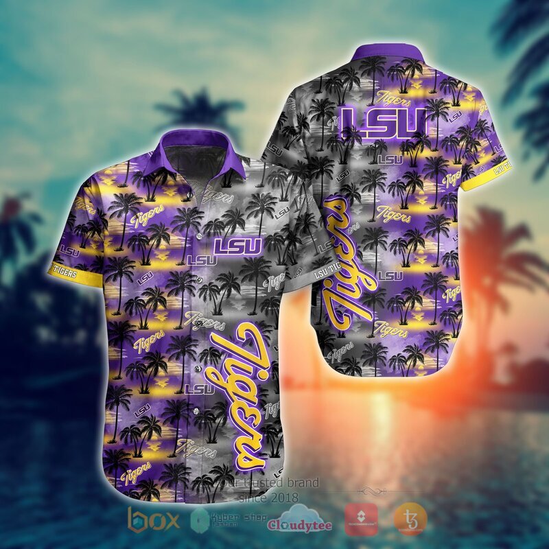 NCAA Lsu Tigers Coconut Hawaiian shirt Short