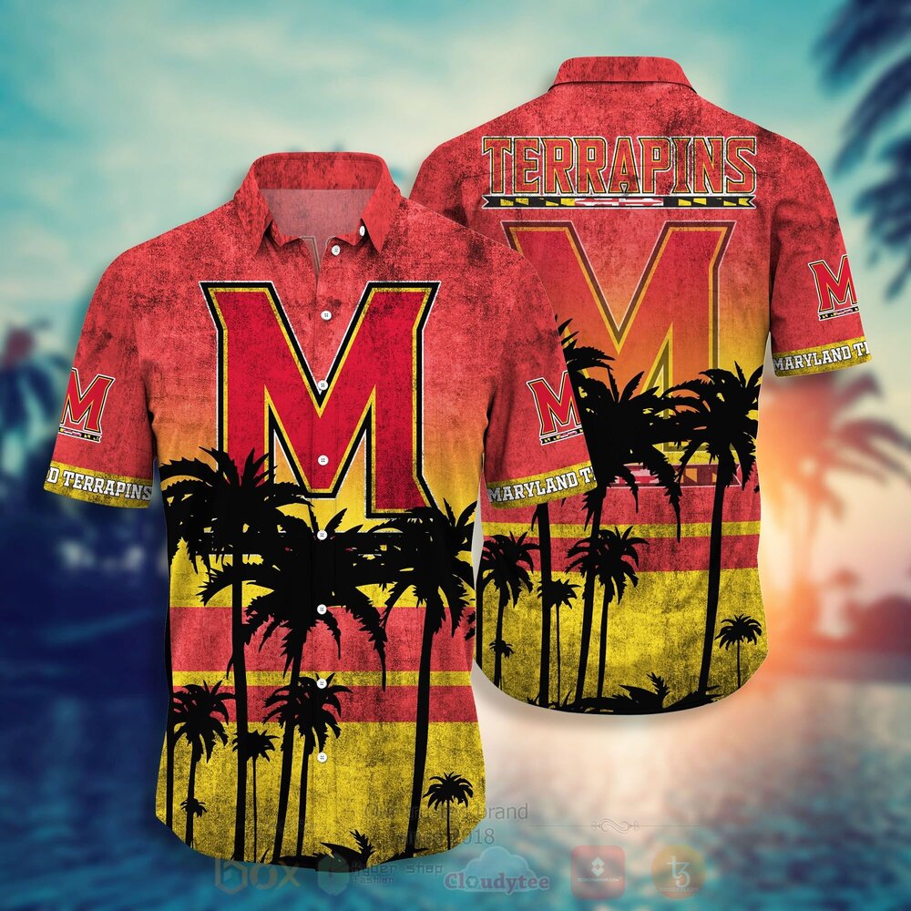 NCAA Maryland Terrapins football Hawaiian Shirt Short