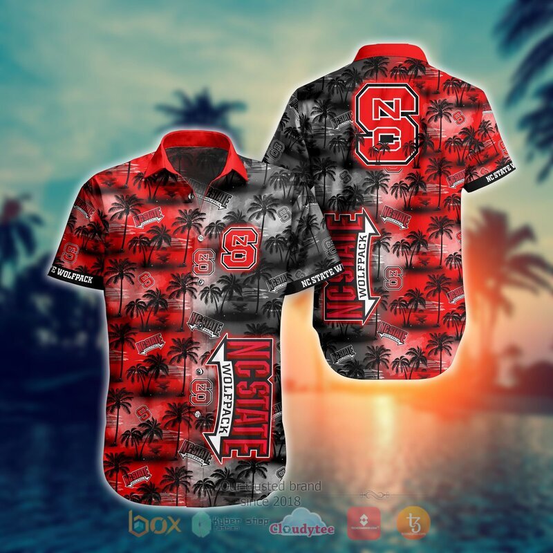 NCAA Nc State Wolfpack Coconut Hawaiian shirt Short