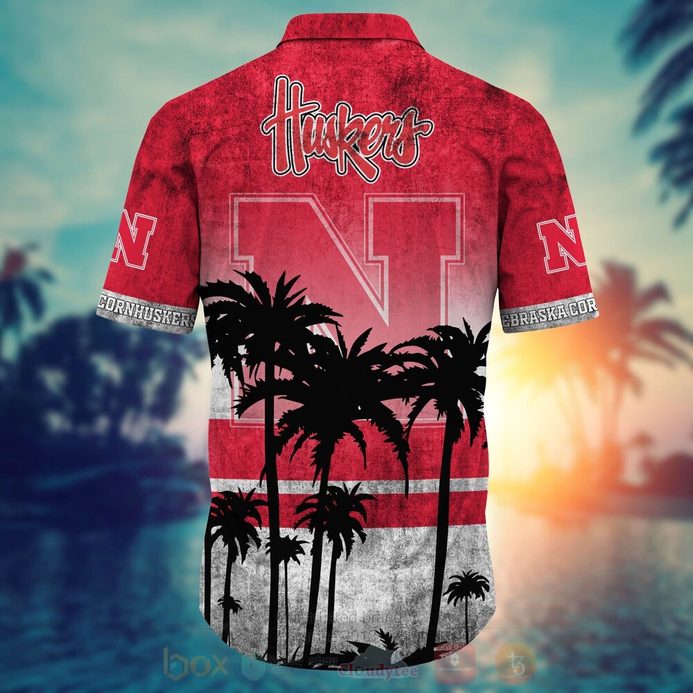 NCAA Nebraska Cornhuskers football Hawaiian Shirt Short 1 2 3