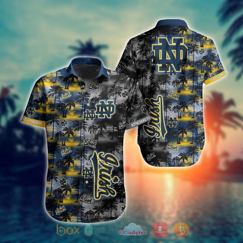 NCAA Notre Dame Fighting Irish Coconut Hawaiian shirt Short