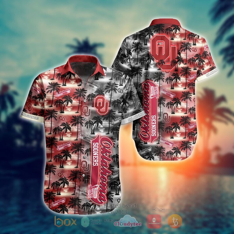 NCAA Oklahoma Sooners Coconut Hawaiian shirt Short