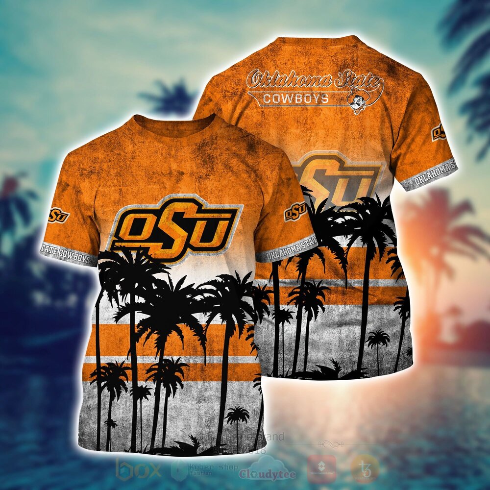 NCAA Oklahoma State Cowboys and Cowgirls Hawaiian Shirt Short 1