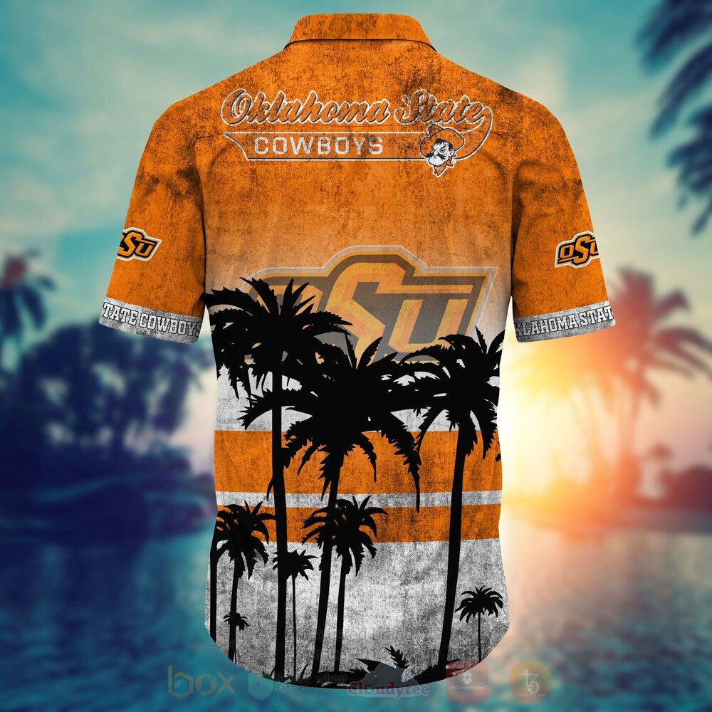 NCAA Oklahoma State Cowboys and Cowgirls Hawaiian Shirt Short 1 2 3