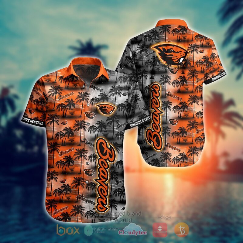 NCAA Oregon State Beavers Coconut Hawaiian shirt Short