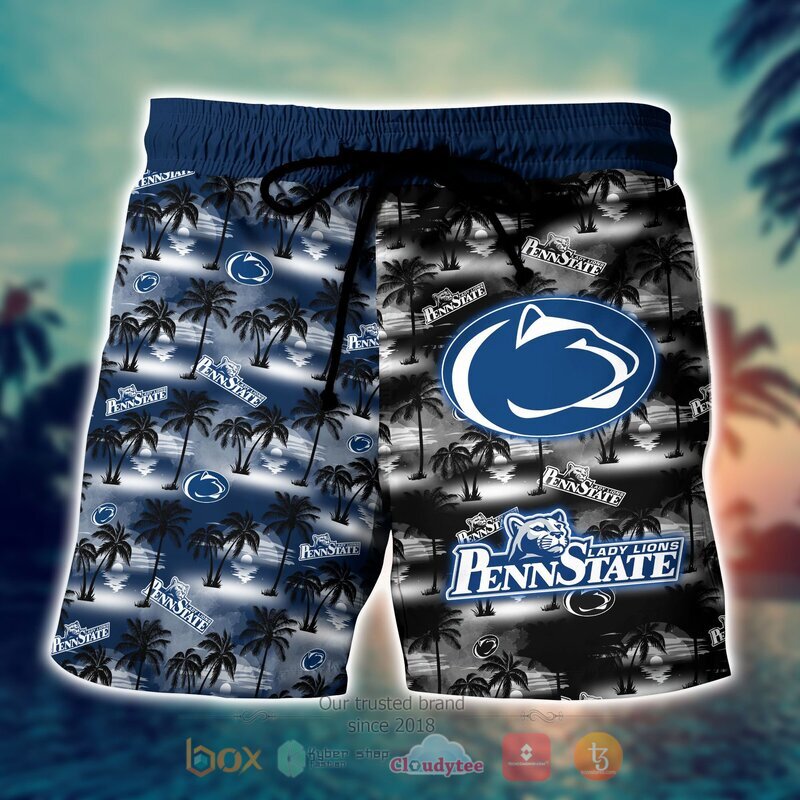 NCAA Penn State Nittany Lions Coconut Hawaiian shirt Short 1 2 3