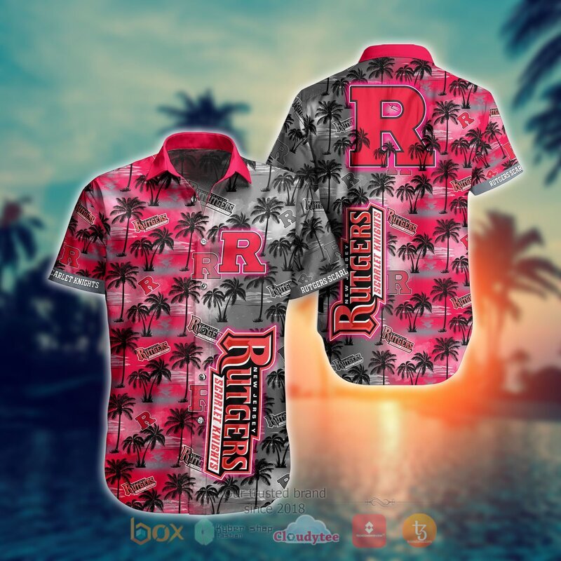 NCAA Rutgers Scarlet Knights Coconut Hawaiian shirt Short