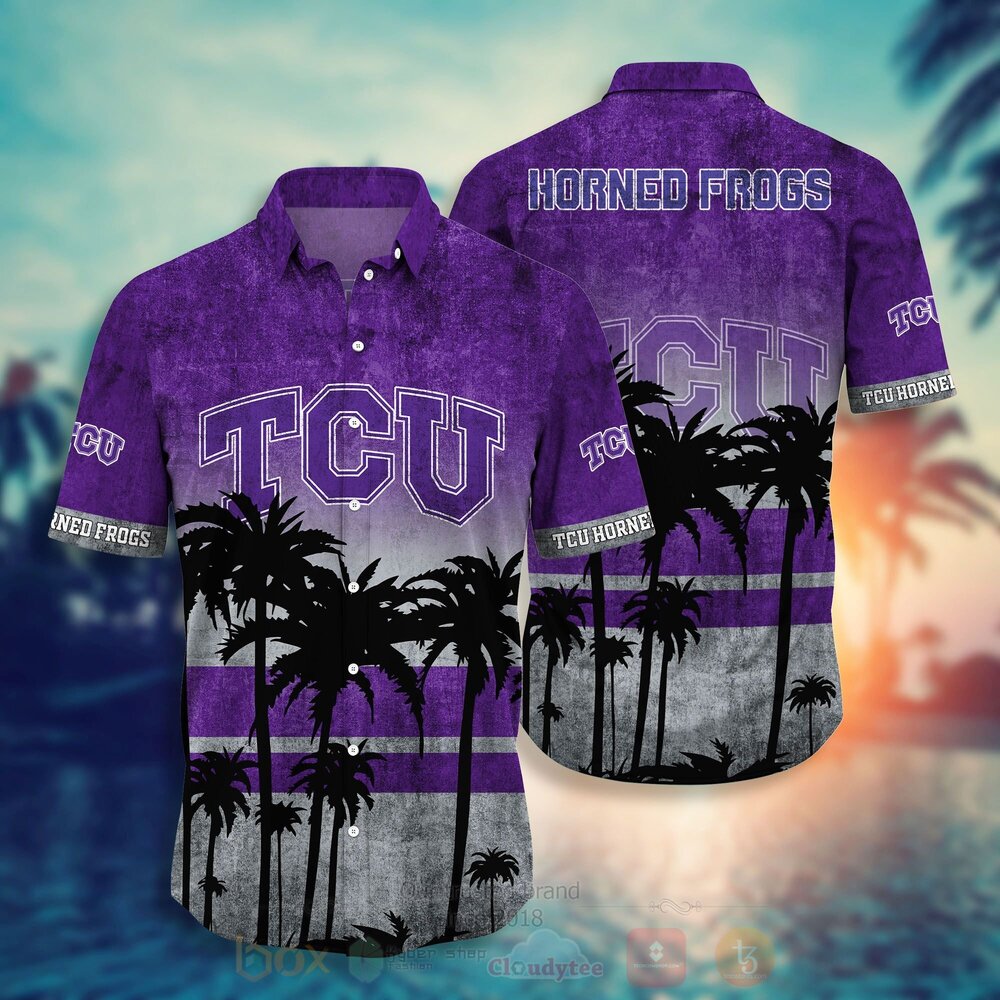 NCAA TCU Horned Frogs Hawaiian Shirt Short