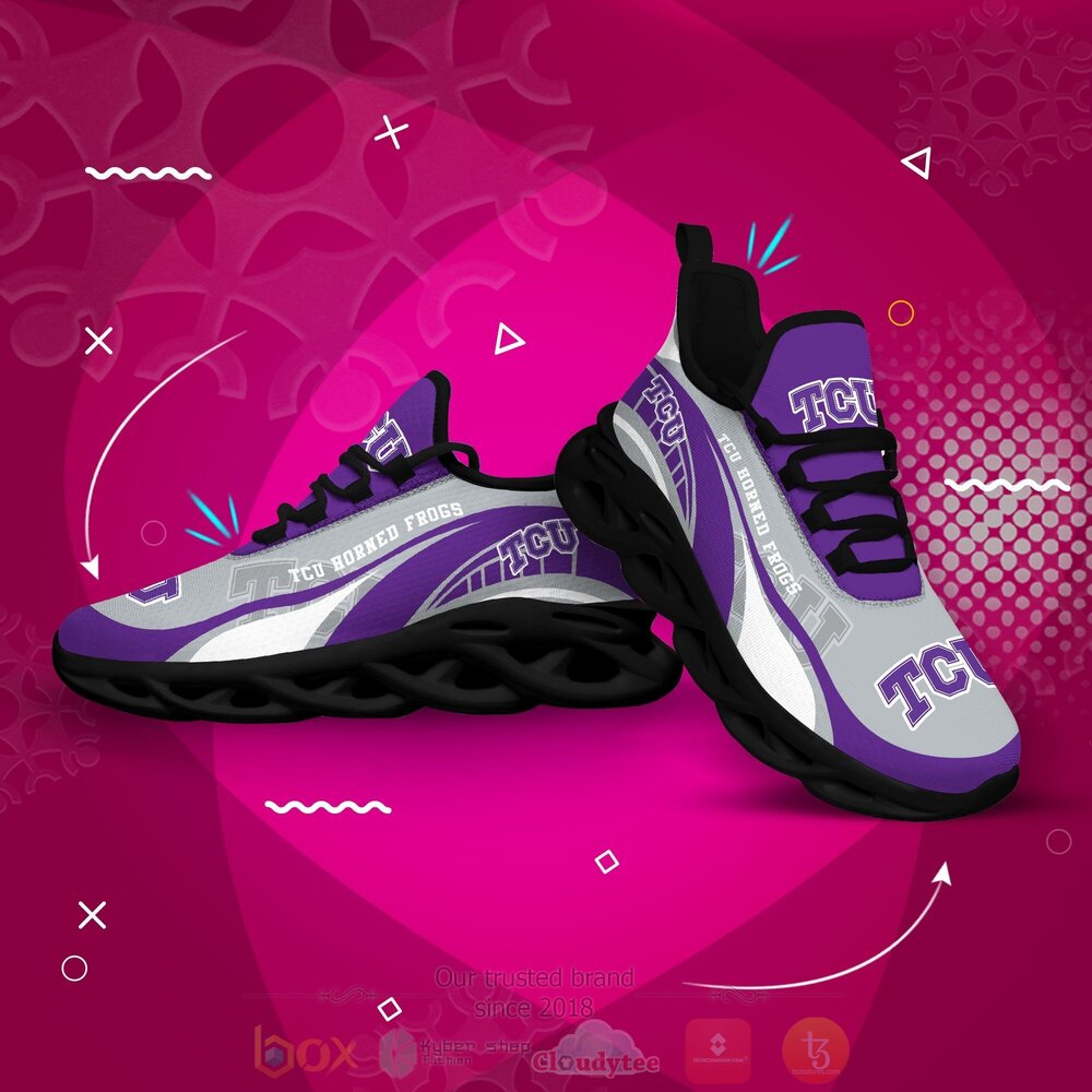 NCAA TCU Horned Frogs football Clunky Max Soul Shoes 1 2 3