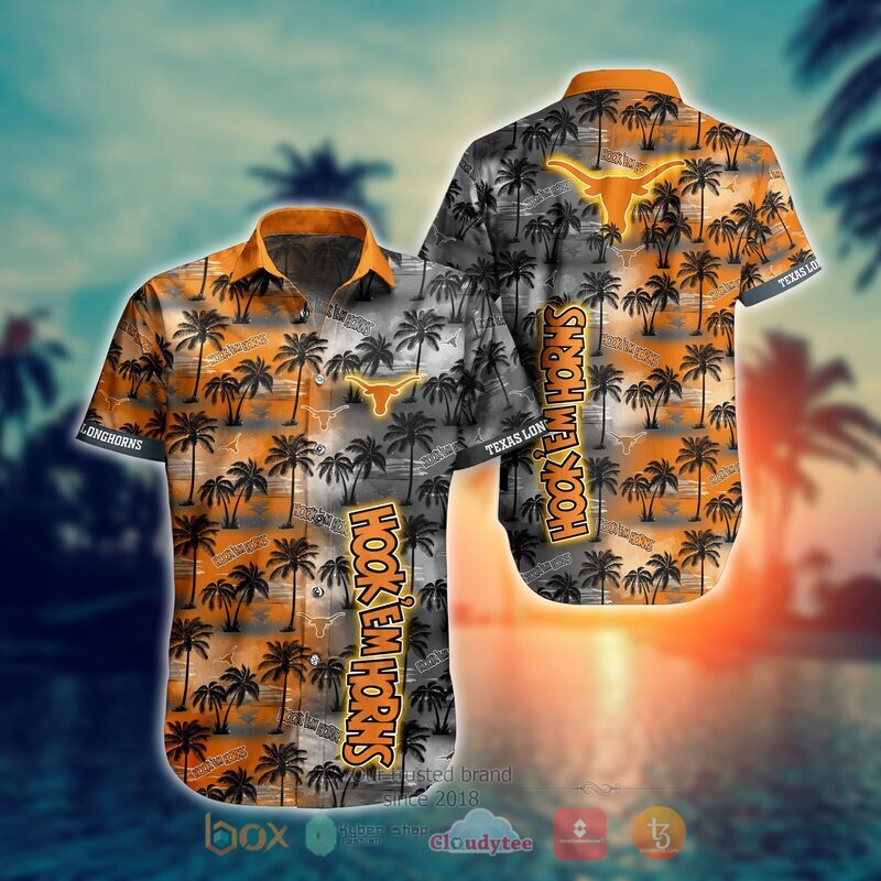 NCAA Texas Longhorns Coconut Hawaiian shirt Short