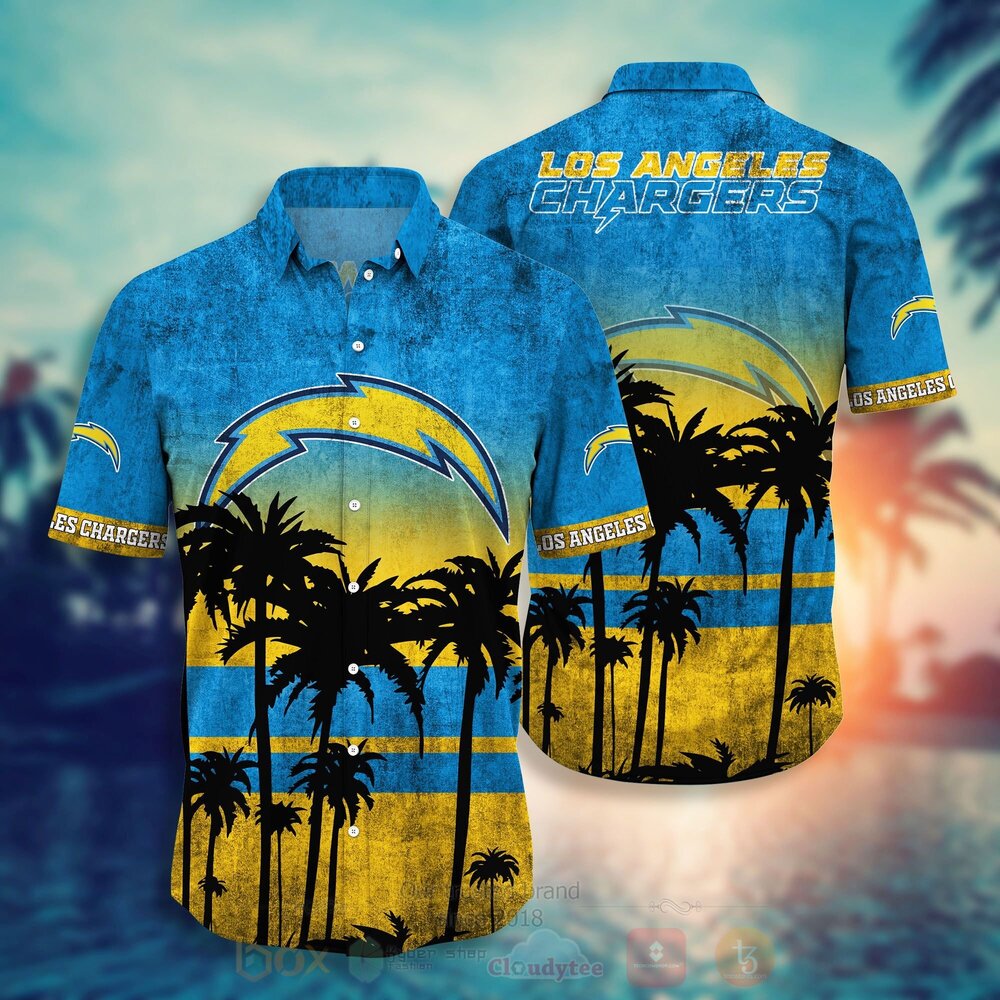 NFL Angeles Chargers Hawaiian Shirt Short