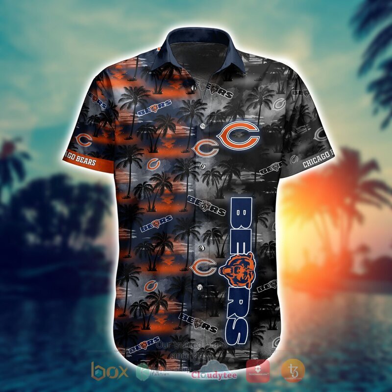 NFL Chicago Bears Coconut Hawaiian shirt Short 1