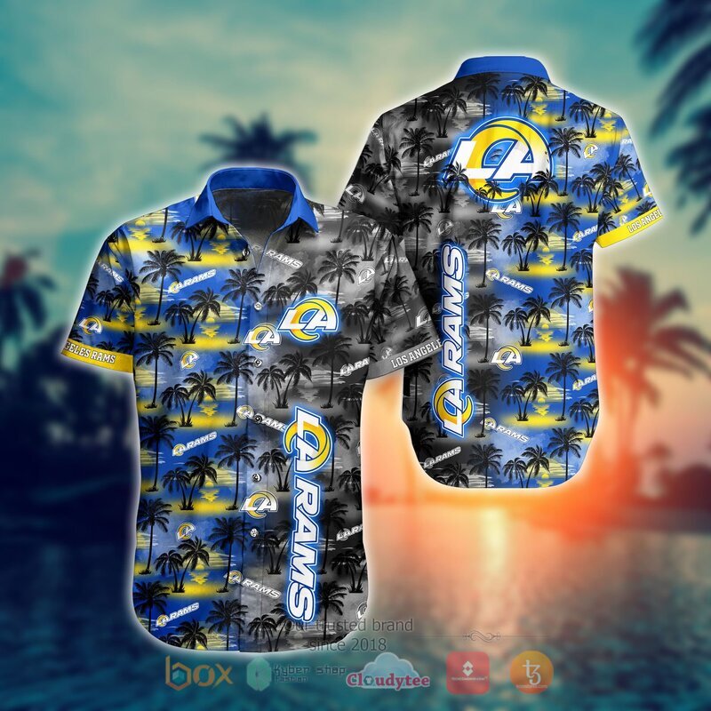 NFL Los Angeles Rams Coconut Hawaiian shirt Short