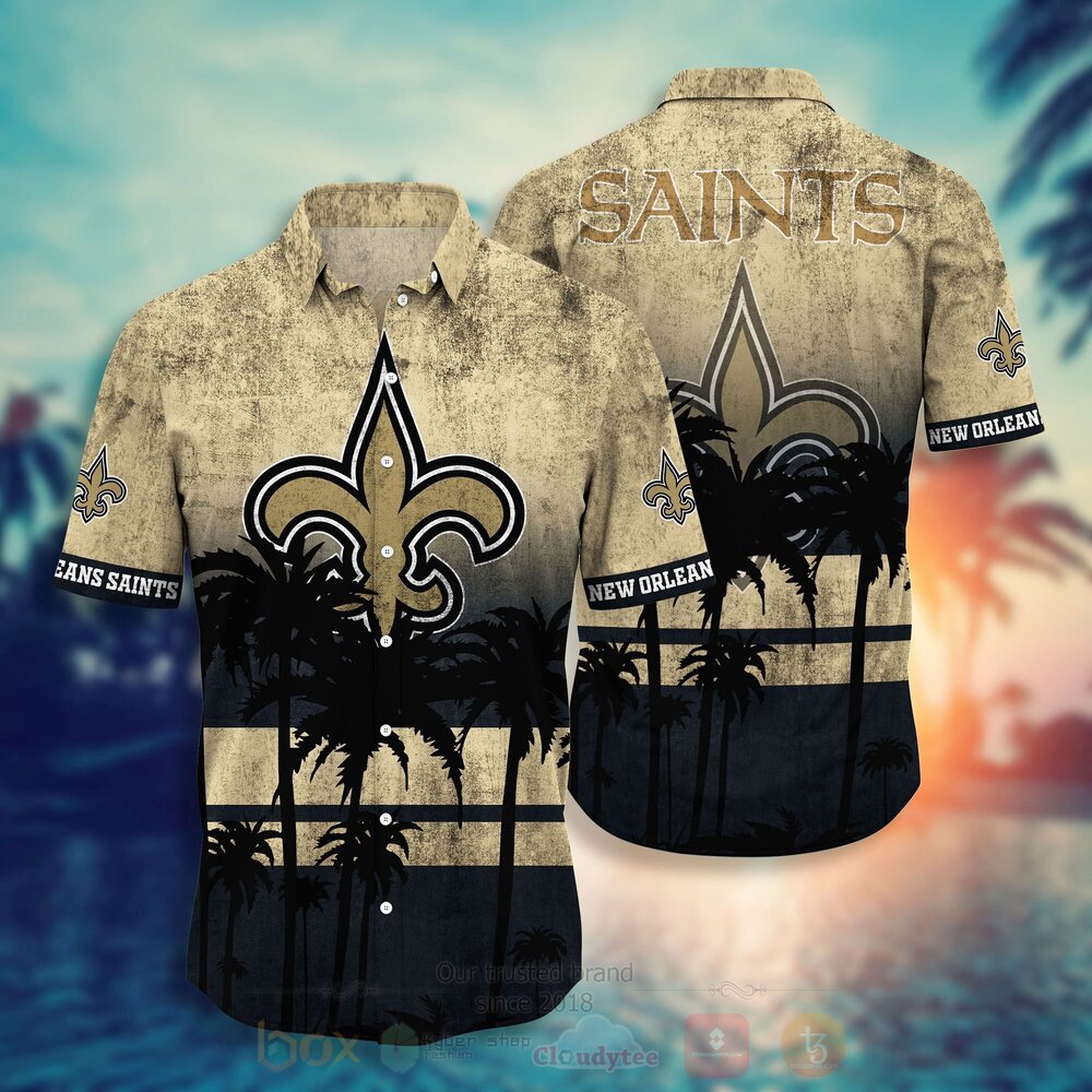 NFL New Orleans Saints Hawaiian Shirt Short