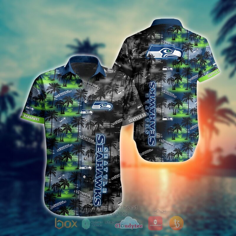 NFL Seattle Seahawks Coconut Hawaiian shirt Short