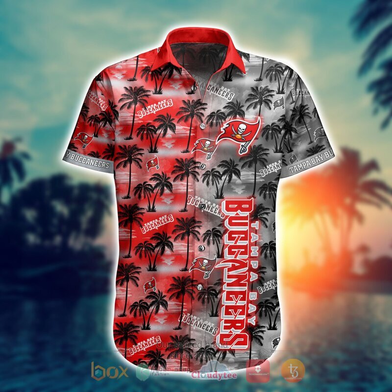 NFL Tampa Bay Buccaneers Coconut Hawaiian shirt Short 1