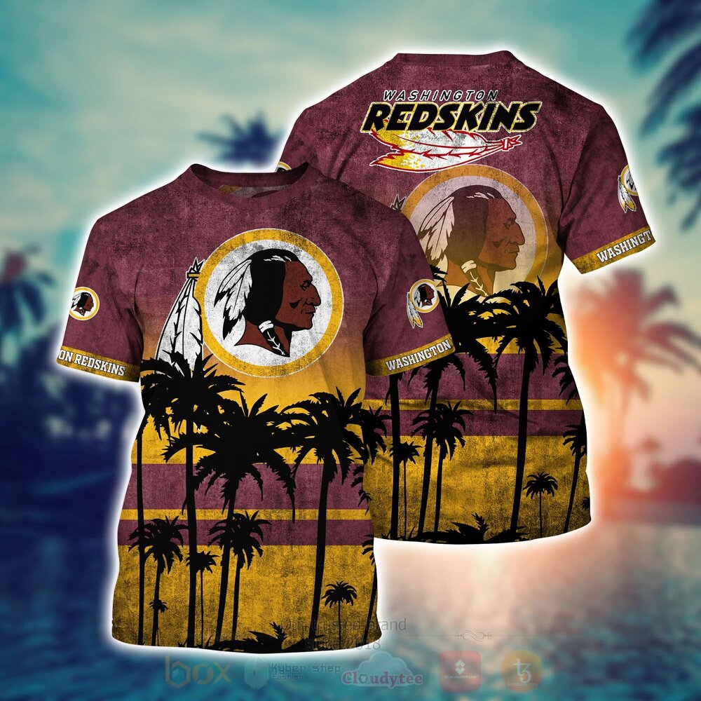 NFL Washington Redskins Hawaiian Shirt Short 1