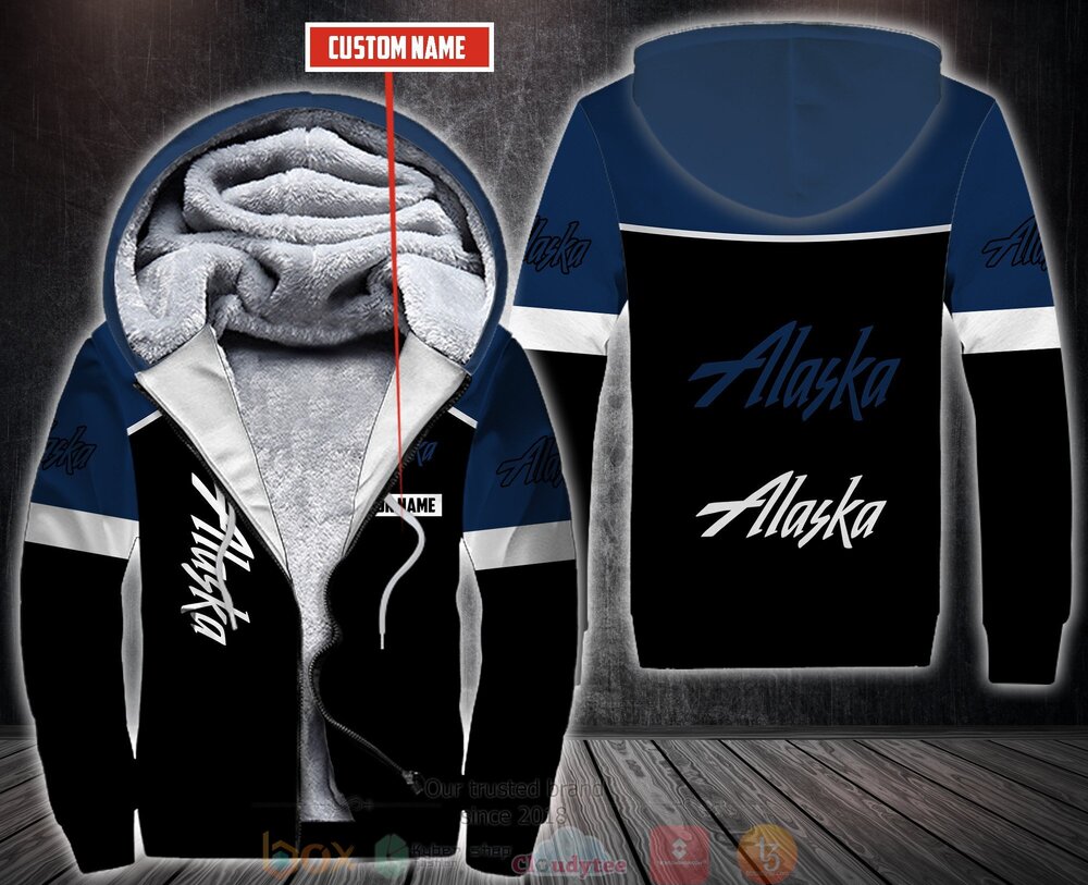 Personalized Alaska Airlines 3D Fleece Hoodie Hoodie