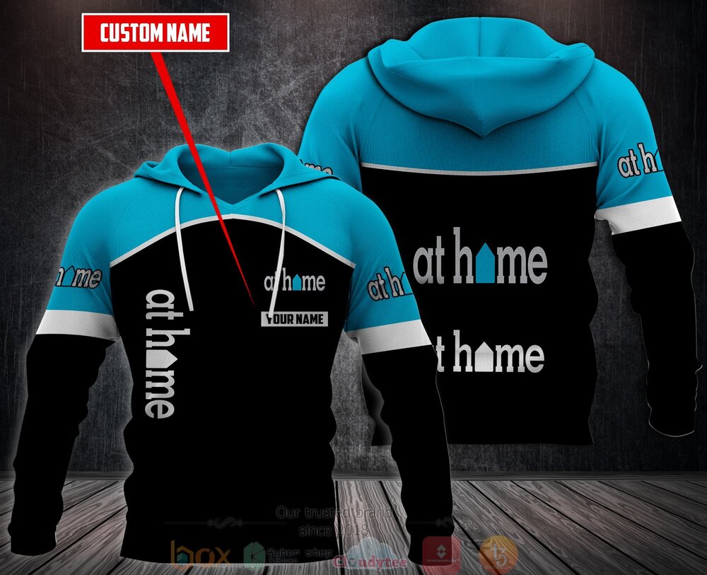 Personalized At Home 3D Fleece Hoodie Hoodie 1