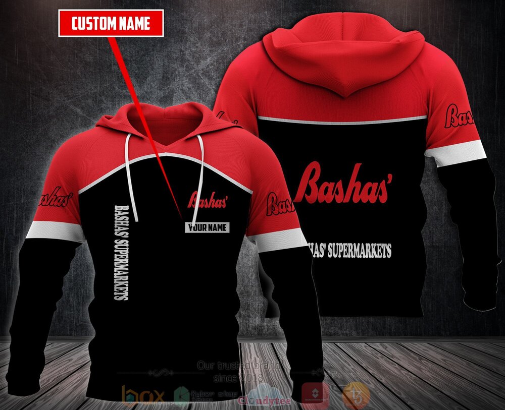 Personalized Bashas Supermarkets 3D Fleece Hoodie Hoodie 1