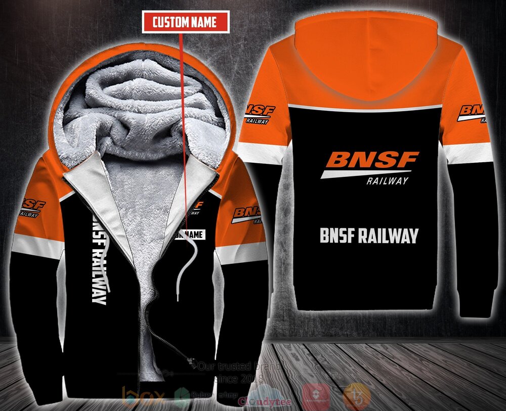 Personalized Bnsf Railway 3D Fleece Hoodie Hoodie