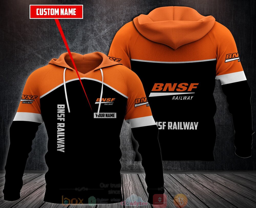 Personalized Bnsf Railway 3D Fleece Hoodie Hoodie 1