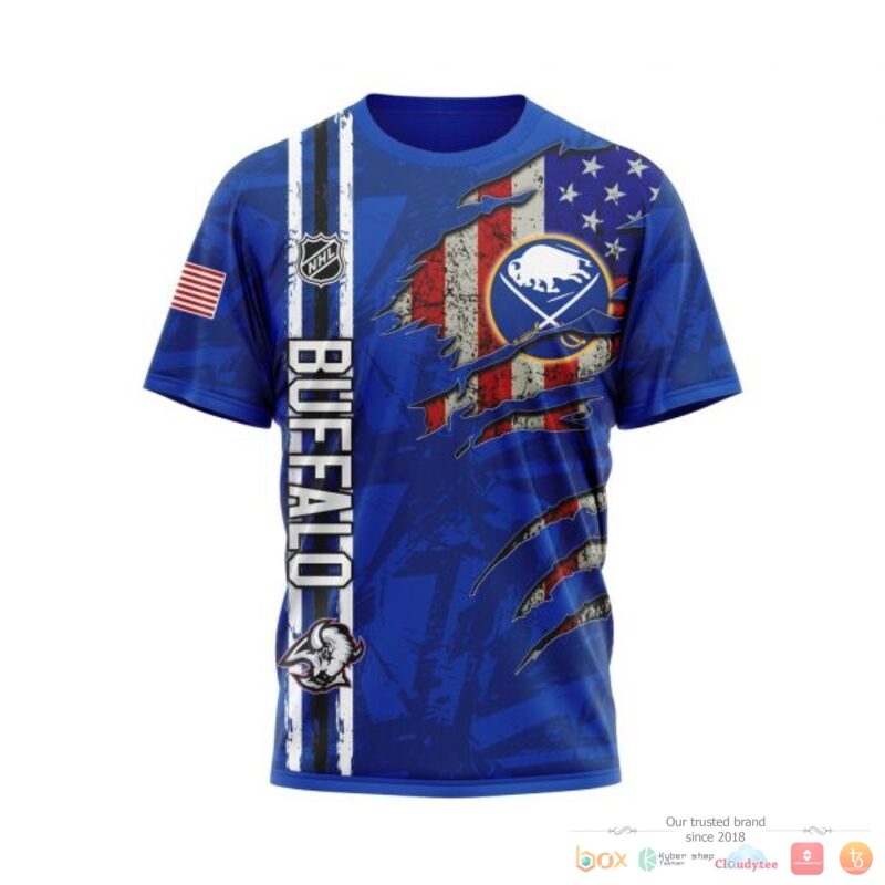 Personalized Buffalo Sabres With American Flag 3d shirt hoodie 1 2 3 4 5