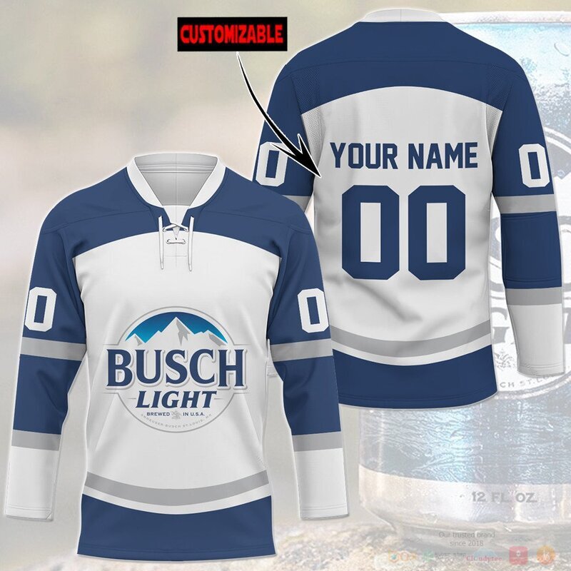 Personalized Busch Light Hockey Jersey