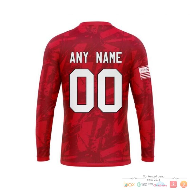 Personalized Chicago Blackhawks With American Flag 3d shirt hoodie 1 2 3 4